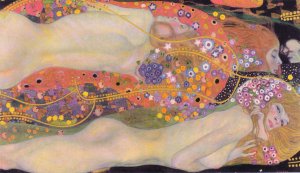 Main Product Photo of Water Serpents II Painting by Gustav Klimt