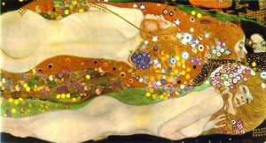 Water Serpents II by Oil Painting Reproduction